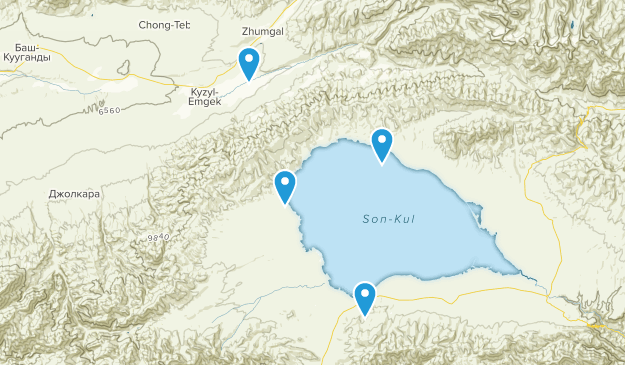Djanaryk, Naryn Map