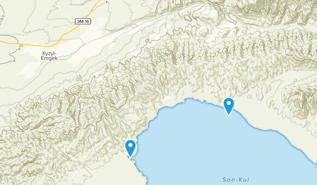 Djanaryk, Naryn Map