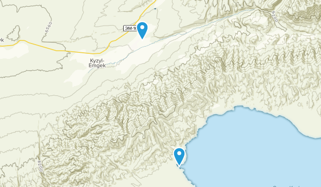 Jumgal, Naryn Map