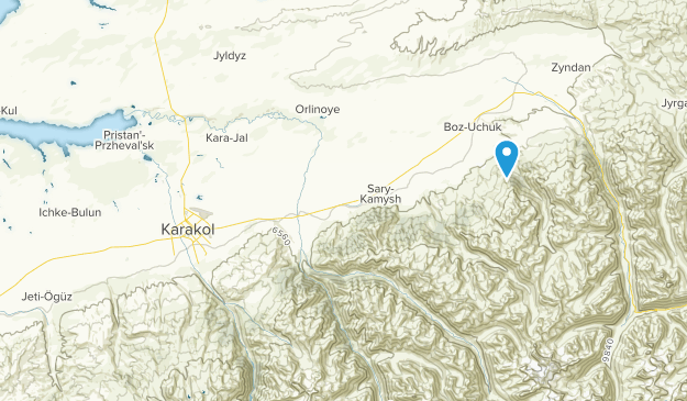 Karakol, Ysyk-Köl Map
