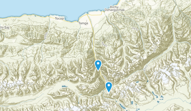 Tamga, Ysyk-Köl Map