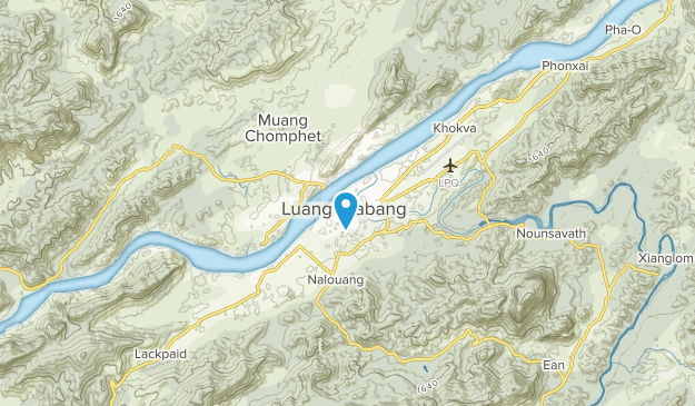 Choumkhong, Province de Luang Prabang Map