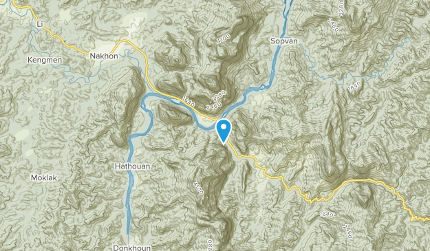 Nong Khiaw, Provincia de Luang Prabang Map