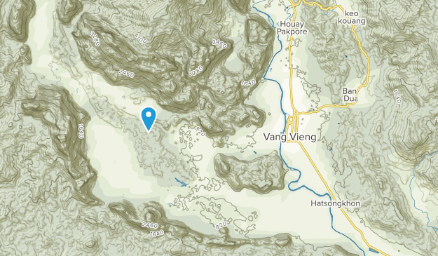 Vang Vieng, Vientiane Map