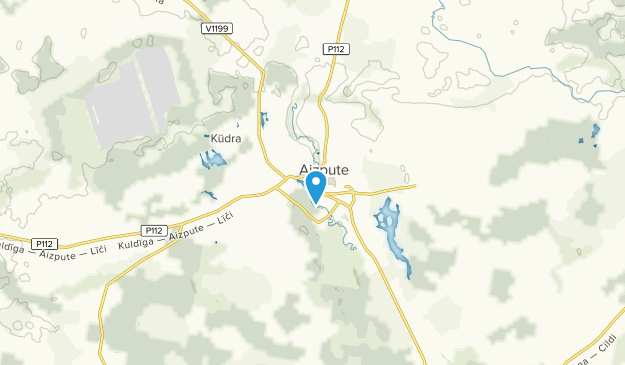 Aizpute, Courland Map