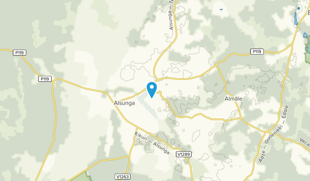 Alsunga, Courland Map
