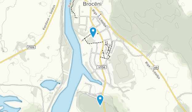 Brocēni, Courland Map