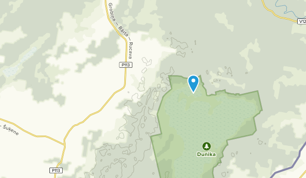 Dunika, Courland Map