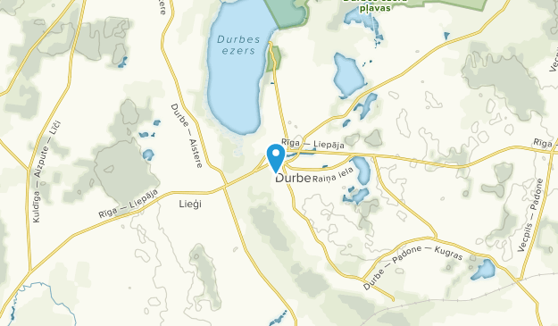 Durbe, Courland Map