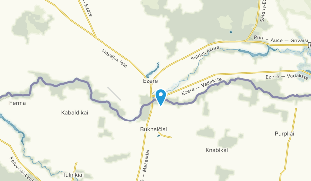 Ezere, Courland Map