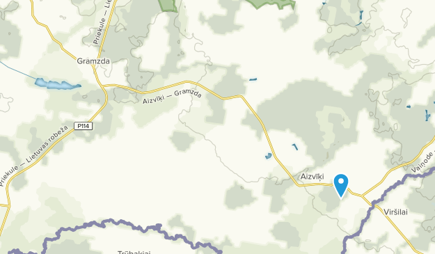 Gramzda, Courland Map