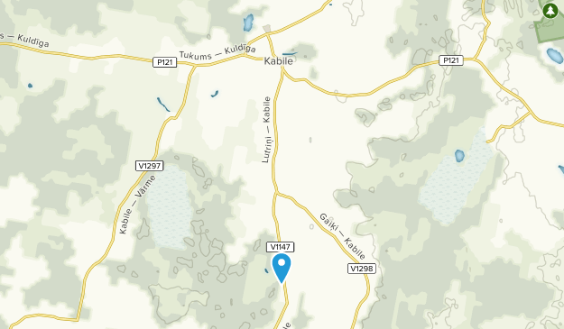 Kabile, Courland Map