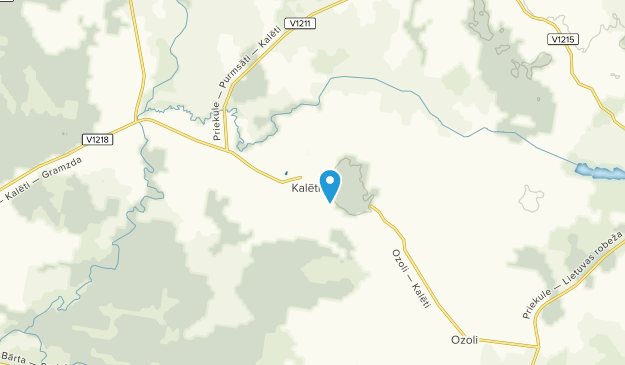 Kalēti Parish, Courland Map