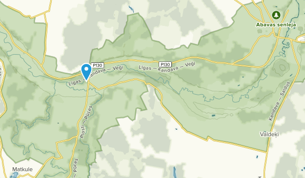 Kandava Parish, Courland Map