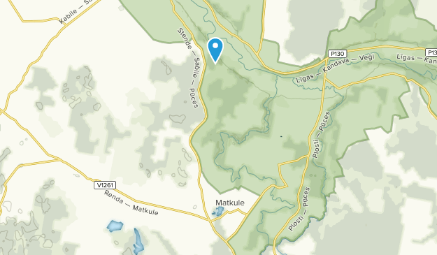 Matkule, Courland Map