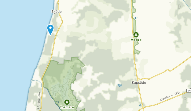 Medze, Courland Map