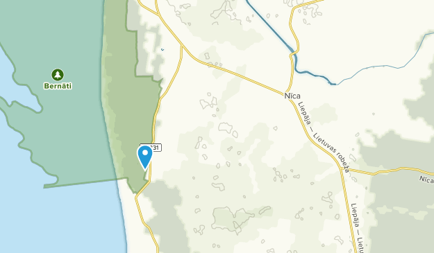 Nīca, Courland Map