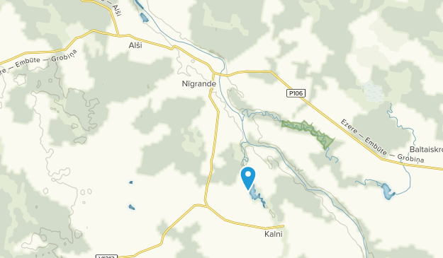 Nīgrande, Courland Map