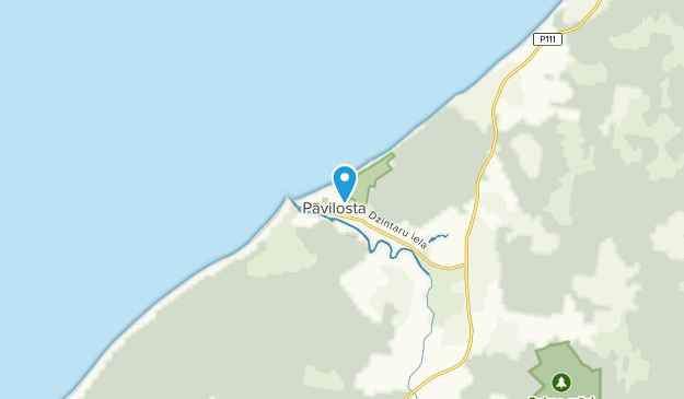 Pāvilosta, Courland Map