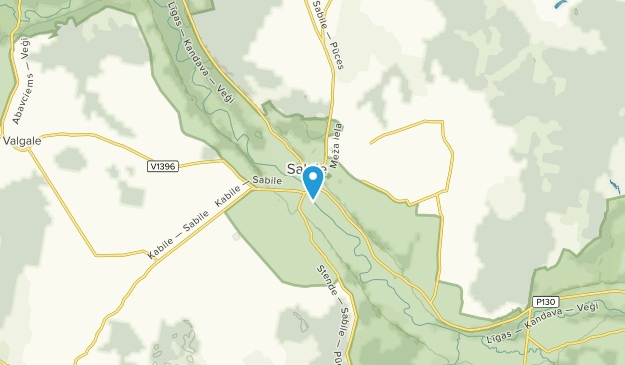 Sabile, Courland Map