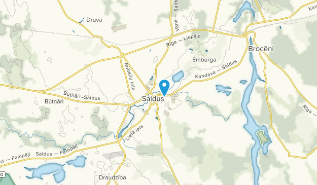Saldus, Courland Map