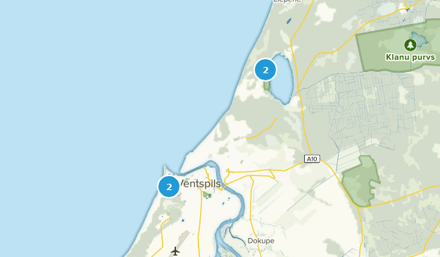 Ventspils, Courland Map