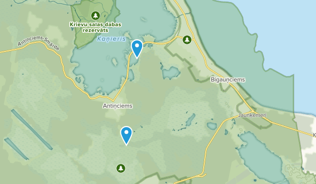 Lapmežciems, Engures novads Map