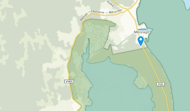 Mērsrags, Mersraga novads Map