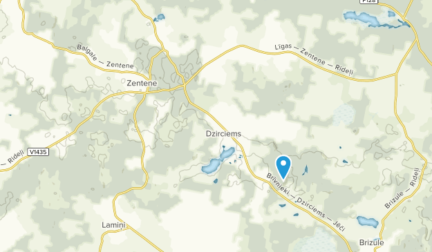 Zentene, Semigallia Map