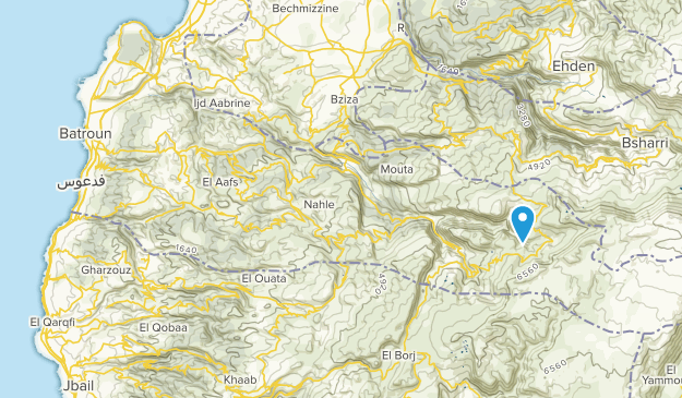 البترون, North Lebanon Map