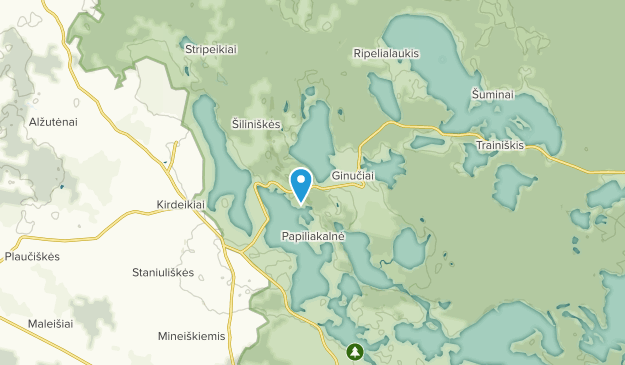 Ginučiai, Utena Map