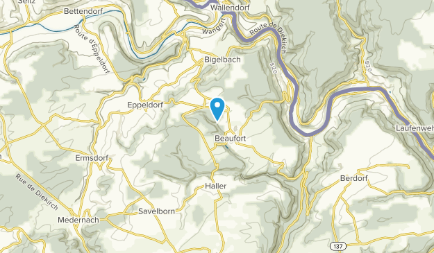 Beaufort, Grevenmacher Map