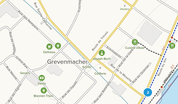 Grevenmacher, Grevenmacher Map