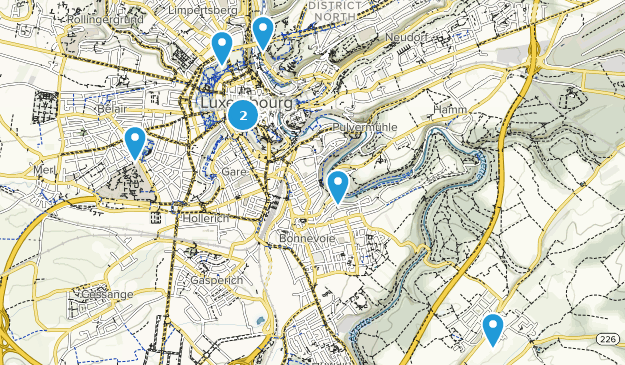 Luxembourg, Luxembourg Map