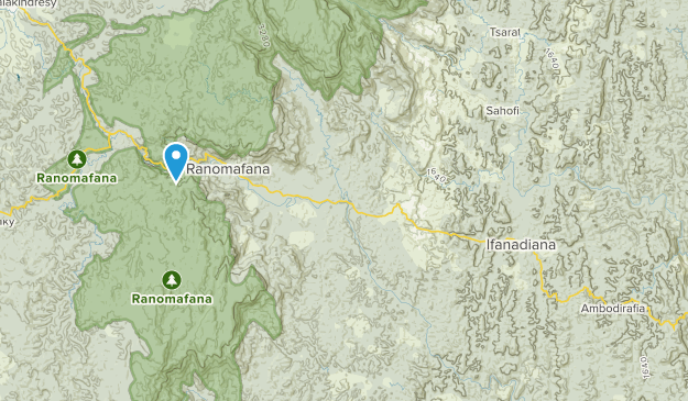 Ifanadiana, Vatovavy-Fitovinany Map