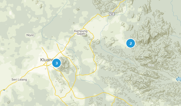 Kluang, Johor Map