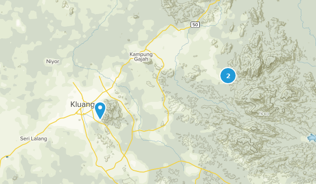 Kluang, Johor Map