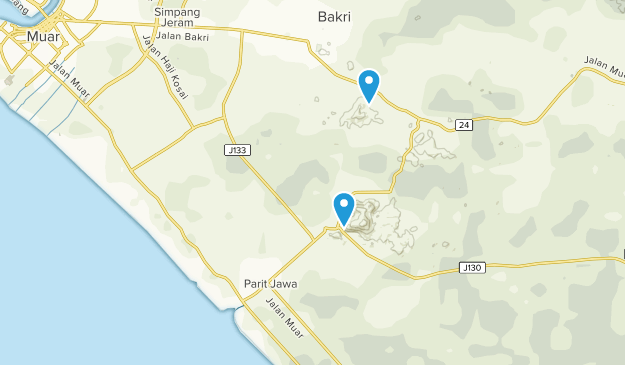 Parit Jawa, Johor Map