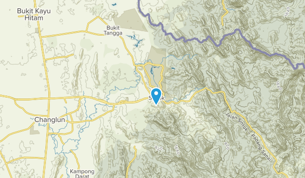 Changloon, Kedah Map