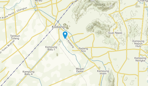 Kodiang, Kedah Map