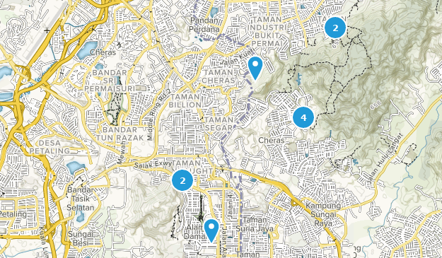 Cheras, Kuala Lumpur Map