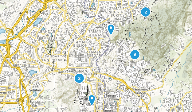 Cheras, Kuala Lumpur Map
