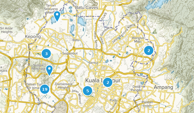 Kuala Lumpur, Kuala Lumpur Map