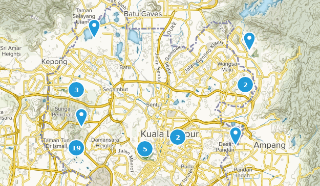 Kuala Lumpur, Kuala Lumpur Map