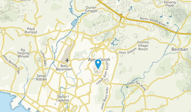 Ayer Keroh, Malacca Map