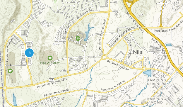 Nilai, Negeri Sembilan Map
