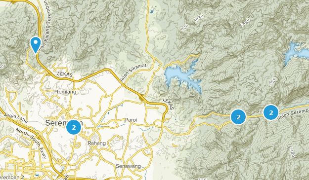 Seremban, Negeri Sembilan Map