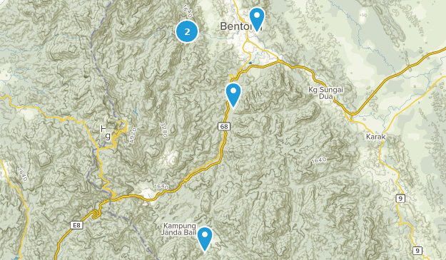 Bentong, Pahang Map