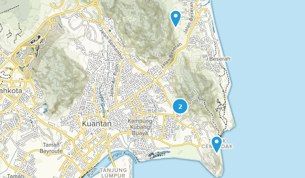 Kuantan, Pahang Map