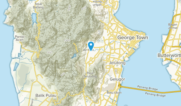 Ayer Itam, Penang Map